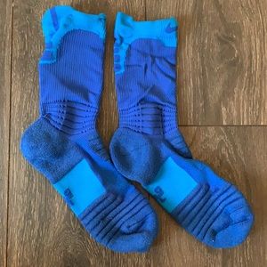 Blue Nike elite socks